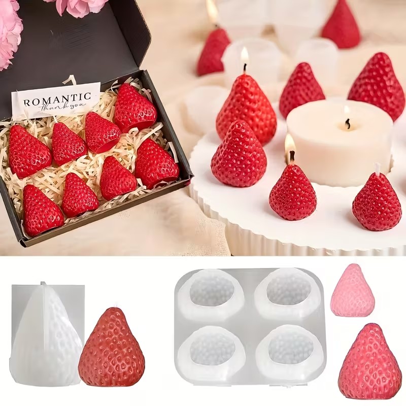 Soap Making Handmade - Molde de Silicone para Velas em
