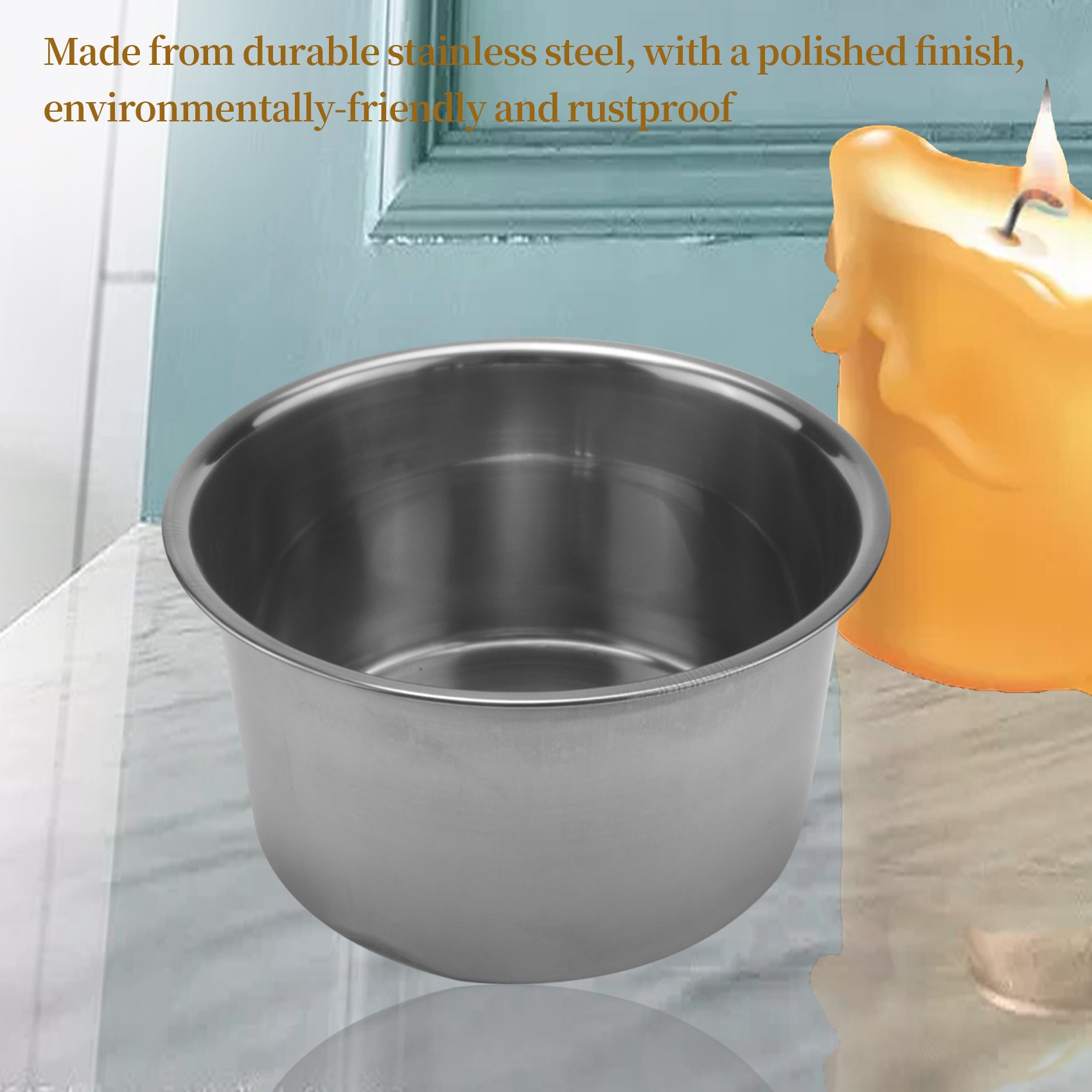 Soap Making Double Boiler - Conjunto AEE4-4: Panela de Aço Inoxidável