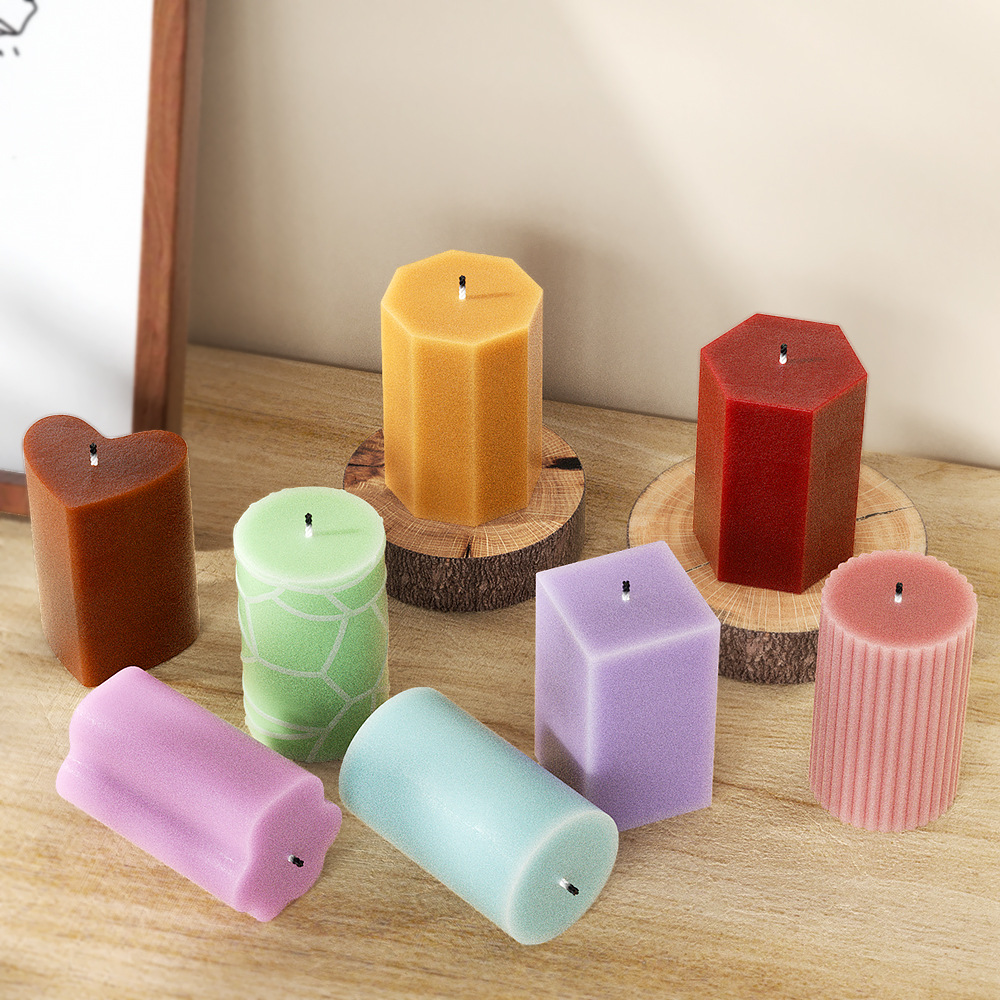 Soap Making Business - Molde de silicone de coluna geométrica