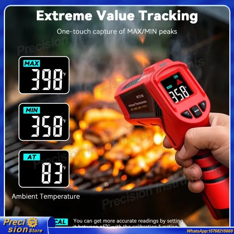 Soap Making Thermometer - Termômetro Digital Infravermelho a Laser WT3138