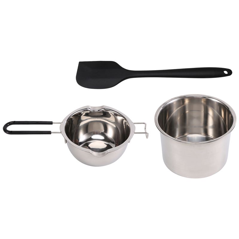 Soap Making Double Boiler - Conjunto de Panelas de Aço Inoxidável