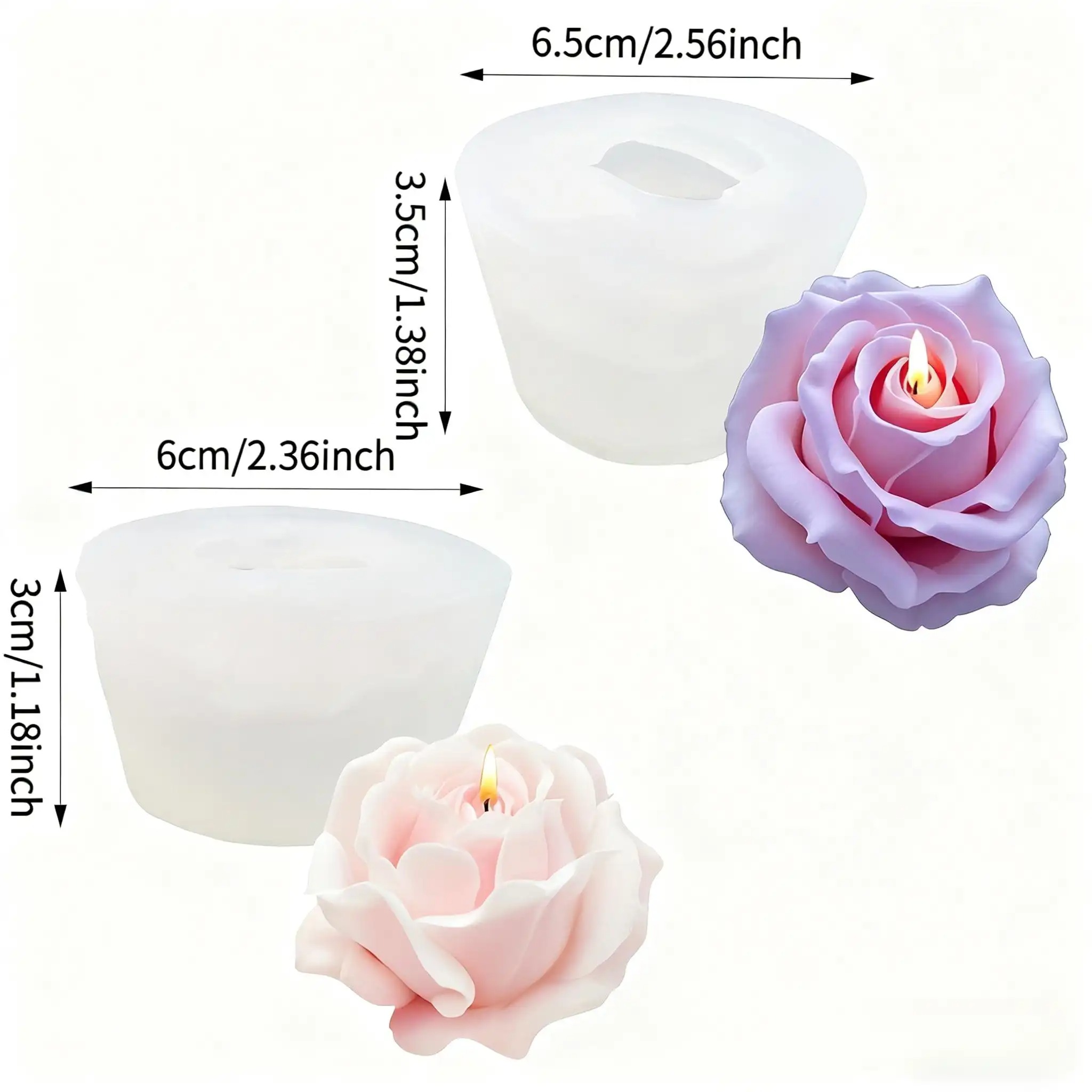 2 peças de moldes de velas de  - Soap Making Store avaliação e preço