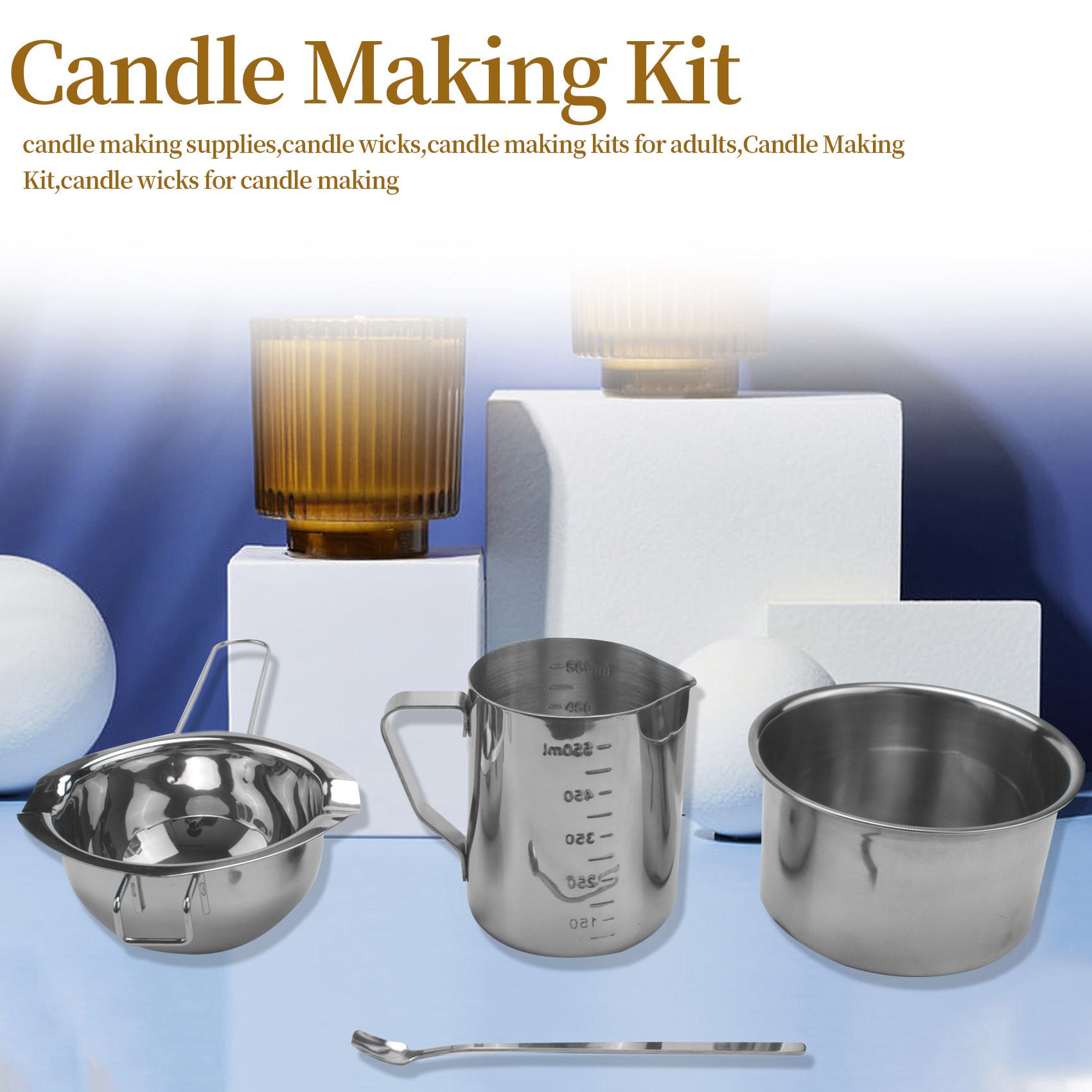 Conjunto AEE8-4: Panela de Aço - Soap Making Double Boiler avaliação e preço