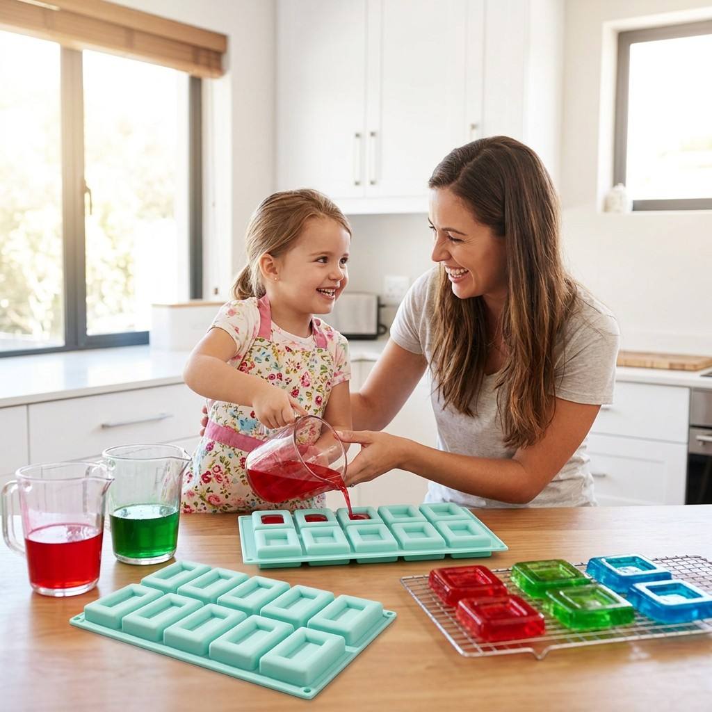 Forma de Silicone Retangular A - Soap Making Store avaliação e preço