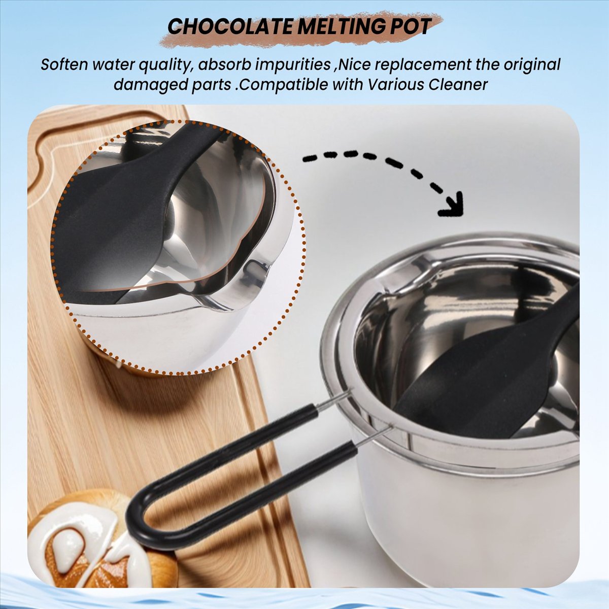 Conjunto de 2 Panelas de Banho - Soap Making Double Boiler avaliação e preço