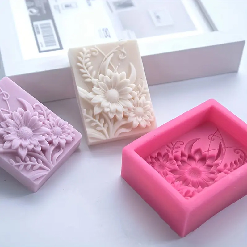 Molde de silicone quadrado de  - Soap Making Store avaliação e preço