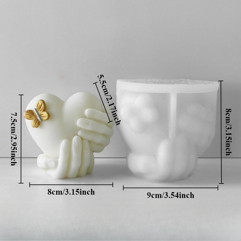 Molde de vela de silicone amor - Soap Making Business avaliação e preço
