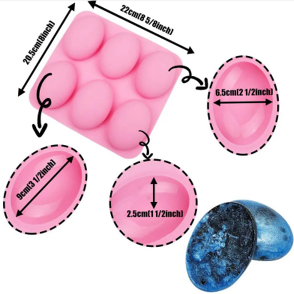 Molde de sabão de silicone ova - Soap Making Store avaliação e preço