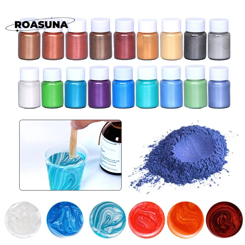 24 cores mica pérola em pó par - Oxide Pigment Soap avaliação e preço