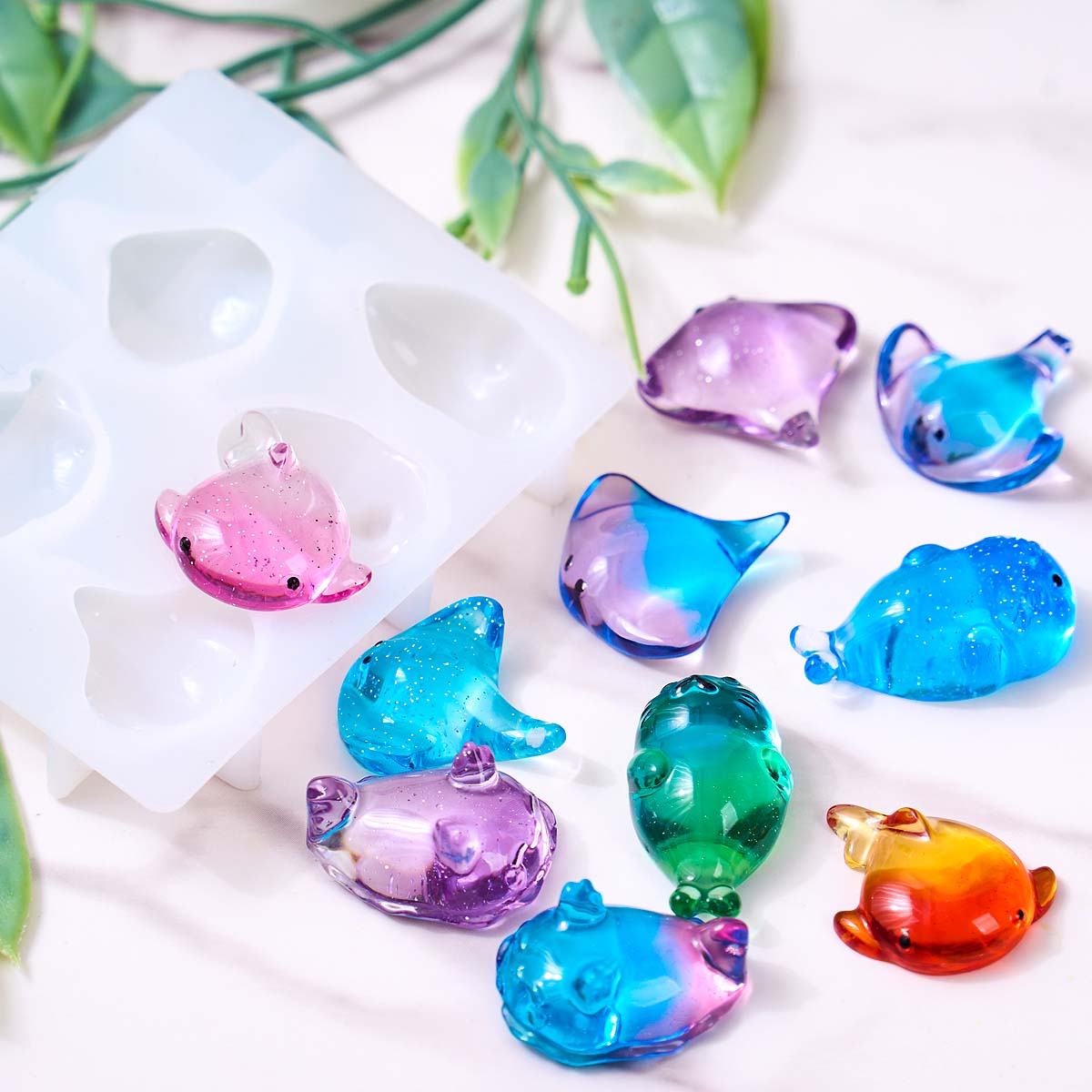 Molde de Silicone 3D de Raia M - Soap Making Store avaliação e preço