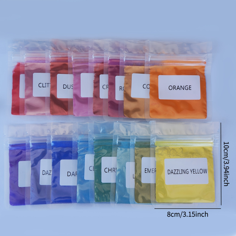 Conjunto de pó de mica de 16 c - Oxide Pigment Soap avaliação e preço