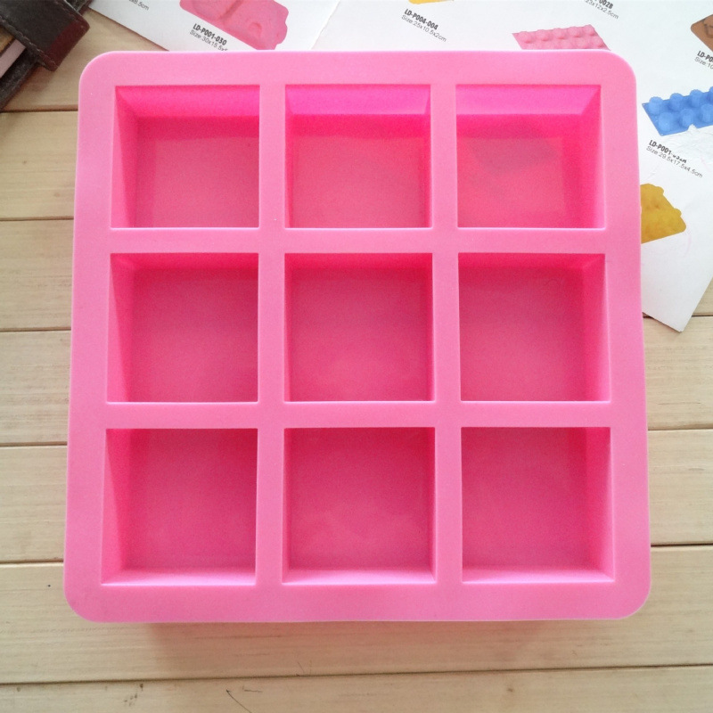 Moldes quadrados de silicone p - Soap Making Handmade avaliação e preço