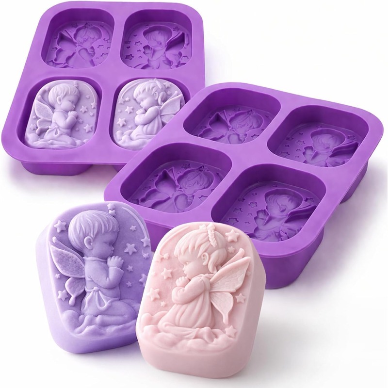 Molde de Silicone Anjo para Fa - Soap Making Store avaliação e preço