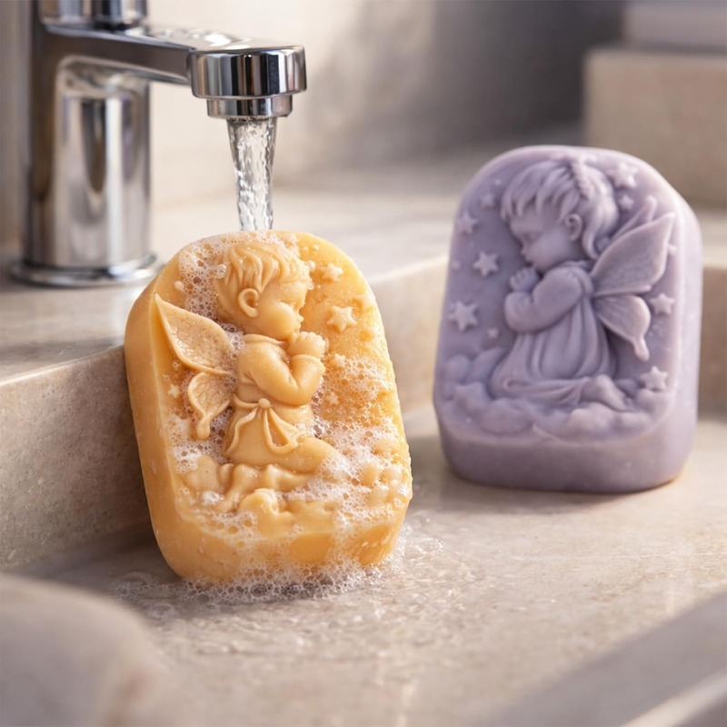 Molde de Silicone Anjo para Fa - Soap Making Store avaliação e preço